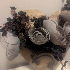 Elegant Gray Floral Arrangement